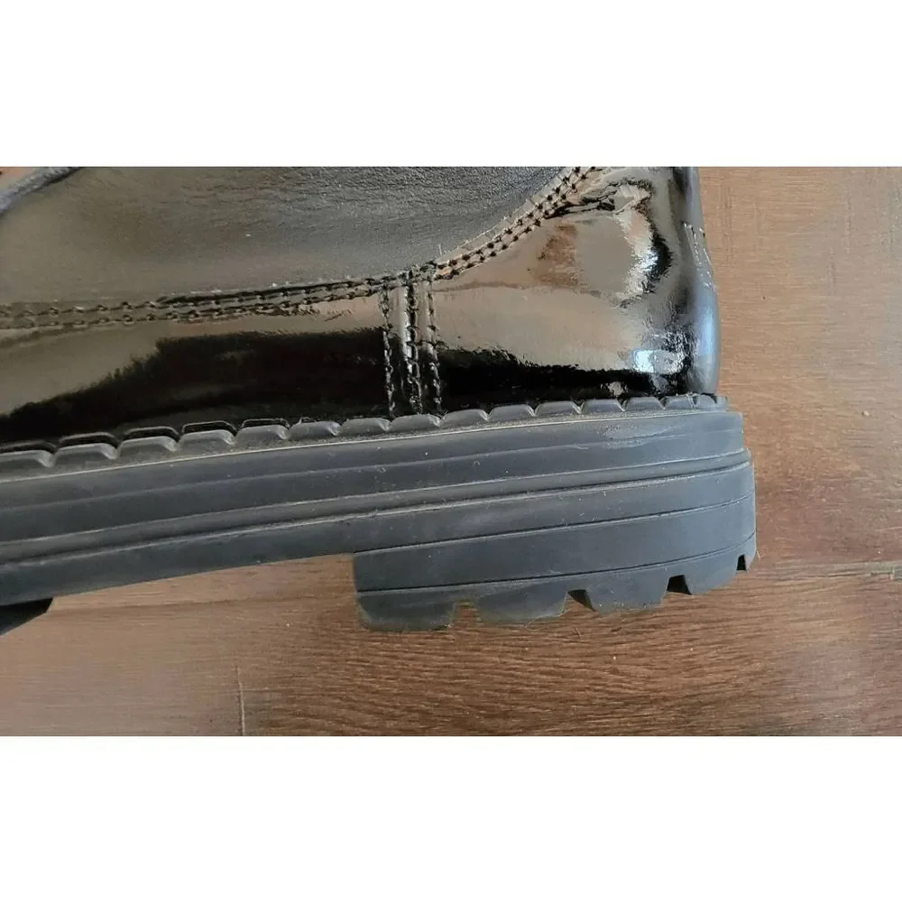 Karl Lagerfeld kids lace-up leather boot US size 2/CM21/UK1/EUR33